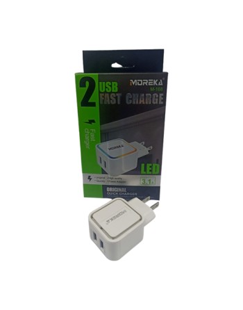 Cargador doble USB 3.1a...