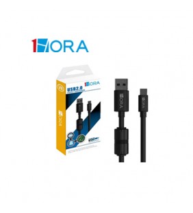 CABLE USB TIPO C CARGA Y DATOS 1HORA 1.5M