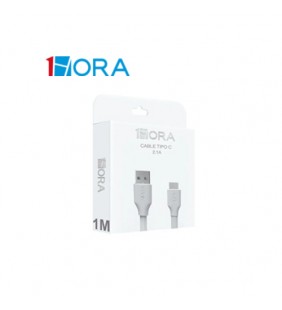 CABLE TIPO C 1M 2.1A 1HORA CAB237