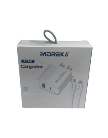 Combo cargador USB y C a...