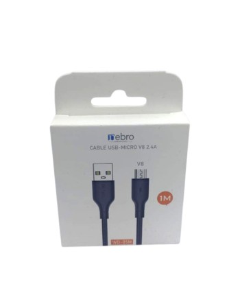 Cable USB a v8 2.4a wd-05m...