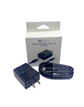 Combo cargador tipo C 1m...