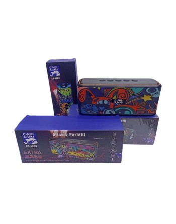 Bocina bordada RGB portátil...