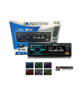 AUTOESTEREO SOUNDSTREAM BLUETOOTH MULTICOLOR USB MP3 VM-708B