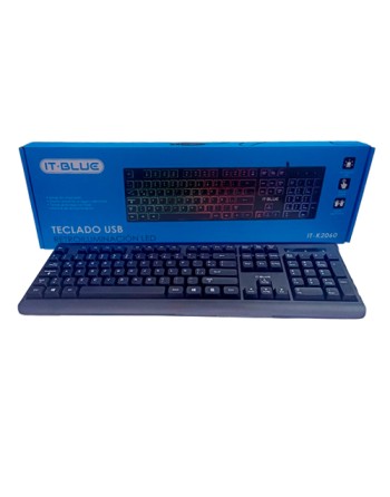 Teclado alambrico USB con...