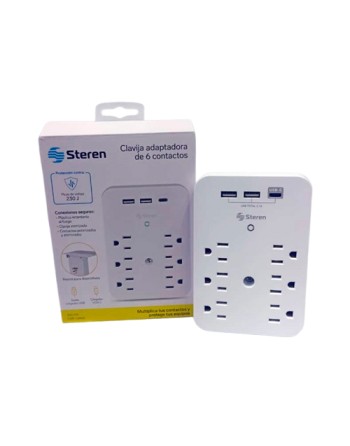 Clavija adaptadora de 6...