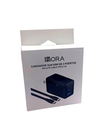Cargador GaN 65w de 3...