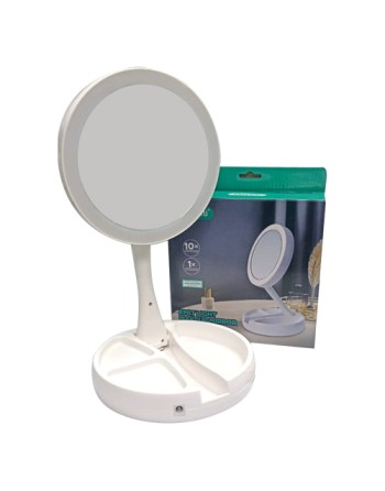 Espejo de maquillaje doble...