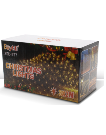 Cortina de Luz LED Cálida...