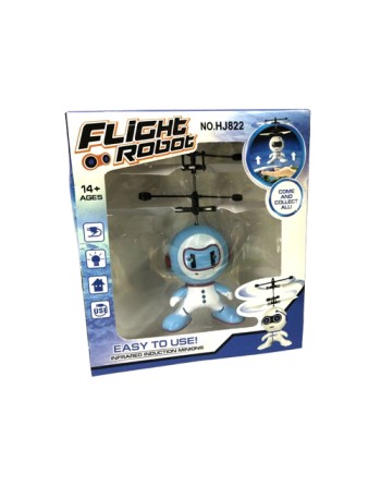 Robot drone volador, con...