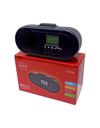 Reloj despertador, parlante...