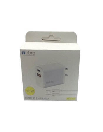 CUBO CARGADOR DOBLE ENTRADA...