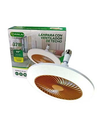 Foco lámpara ventilador 11"...