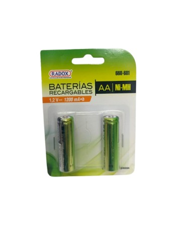 Baterias recargables AA...