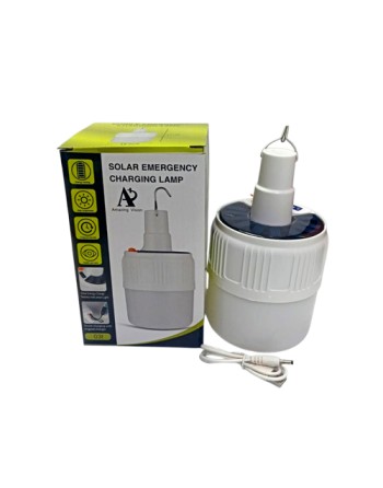 Foco recargable con panel...