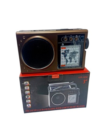 Bocina radio solar am fm...