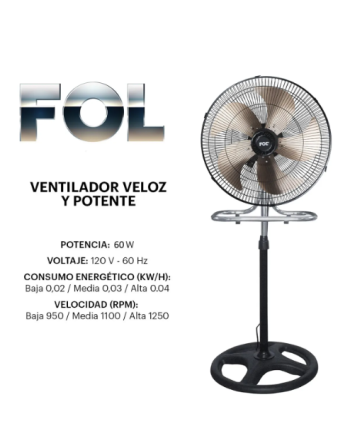 Ventilador 3 En 1 18"...