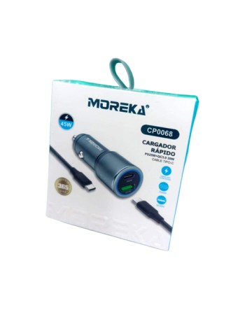 Cargador de auto 45w carga...