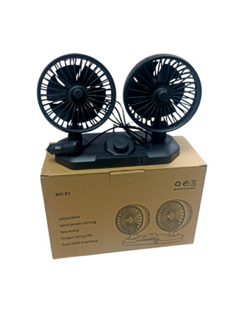 Ventilador para auto doble...