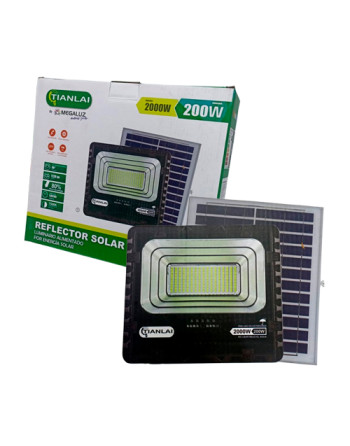 Reflector 200w con panel...
