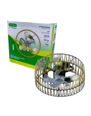 Foco ventilador con control...