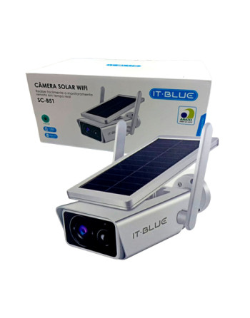 Camara ip con panel solar...
