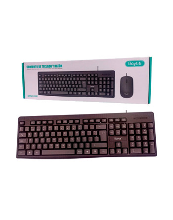 Teclado y mouse alambrico...