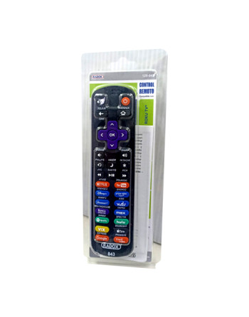 Control universal roku tv...