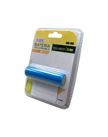 Bateria azul 18650 3.7v...