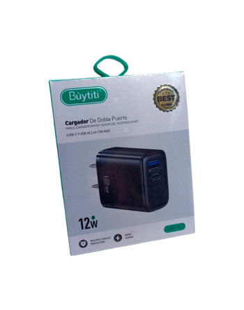 Cubo cargador doble puerto...