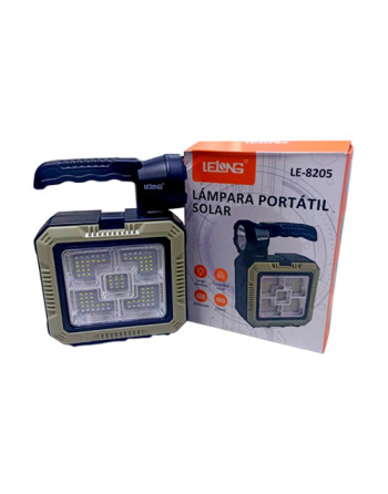 Lámpara solar portátil...