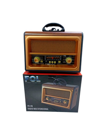 Bocina retro am fm fr-05...