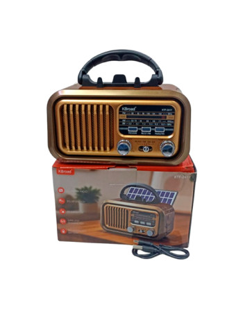 Bocina radio solar am fm...
