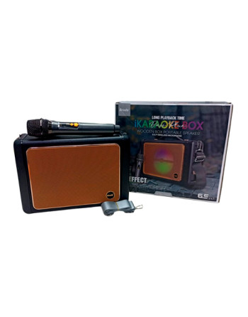 Bocina 6.5" karaoke box...