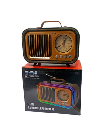 Bocina con reloj am fm...