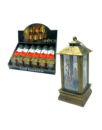 Llavero de faro navideño...